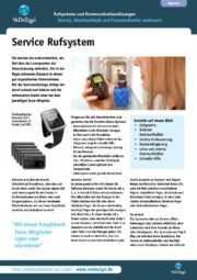 Broschüre Service Rufsystem pdf