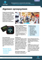 Brochure Algemeen Oproepsysteem