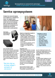 Brochure Service Oproepsysteem