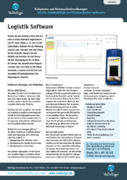 Broschüre Software Logistik VeDoSign