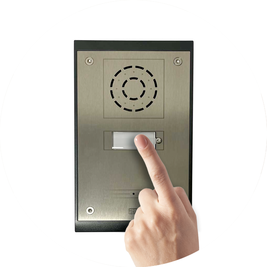 VoCoVo Call Point – Druckknopf für Fahrer und Lieferanten mit direkter Verbindung zu Headsets