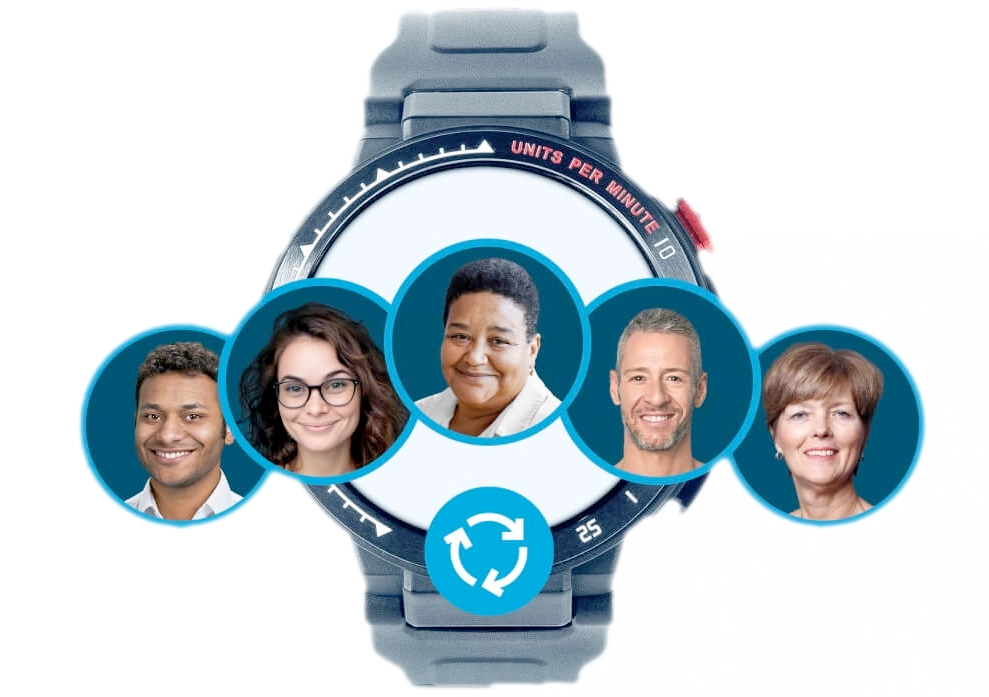 Cwatch Teamkommunikation Uhr Nachricht Sprachbarriere Lösung Breit