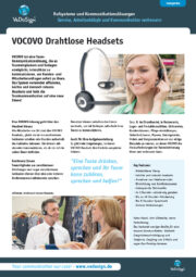 Flyer VOCOVO Drahtlose Headset