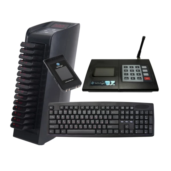 Komplettes SmartCall Color System Mit 15 SmartCall Color Pagern Pagern Und Premium Transmitter I Station