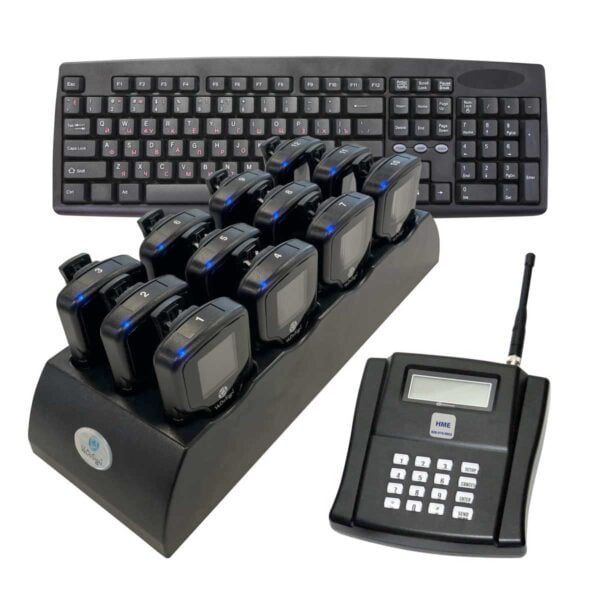 Komplettes SmartCall System Mit 12 SmartCall Colour Belt Pagern