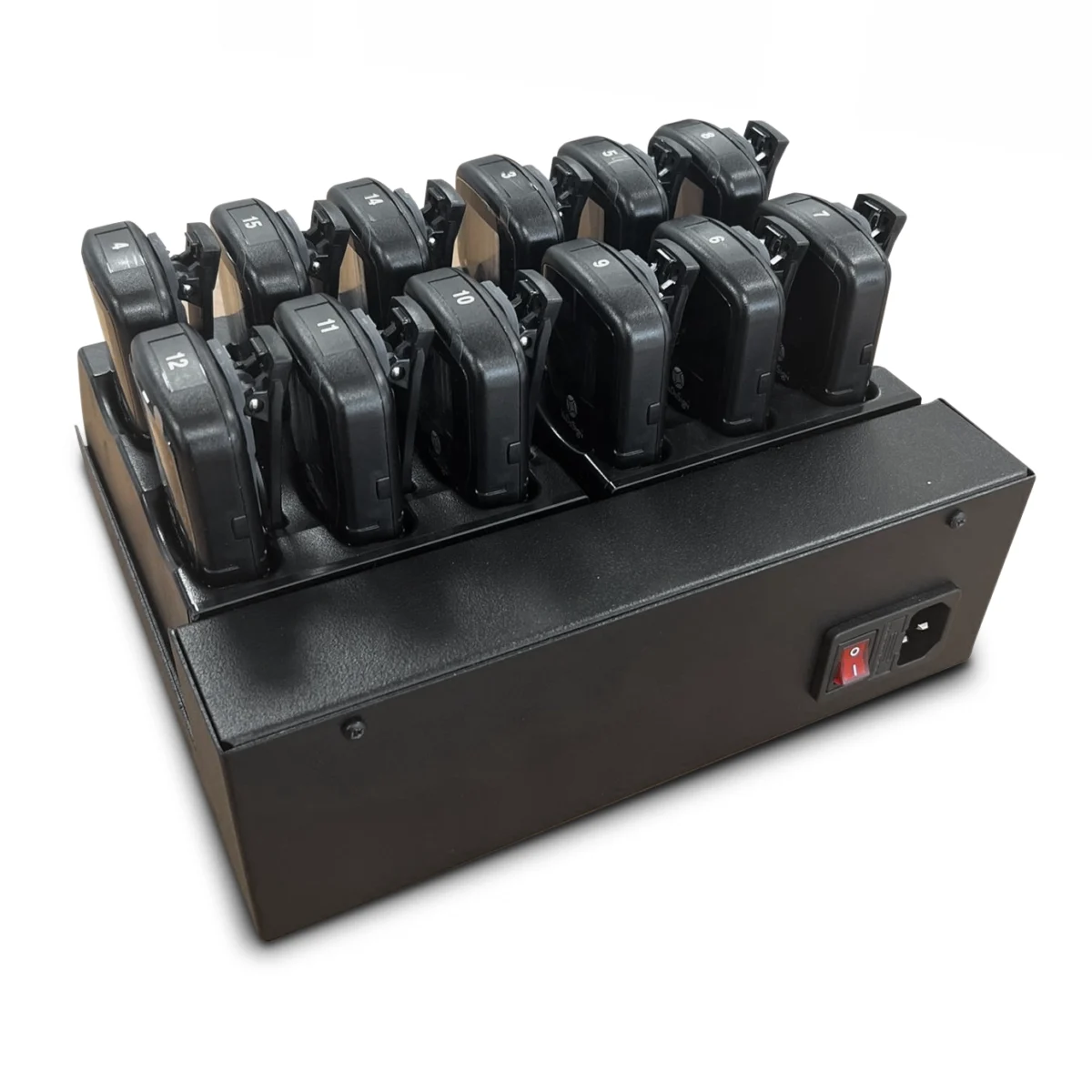 Ladestation SmartCall Pager 12 Positionen Hinten