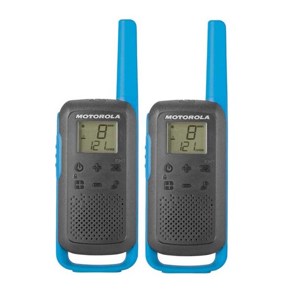 Motorola T62 Blue Twin Set Of 2 Radios Set Handfunkgeräte