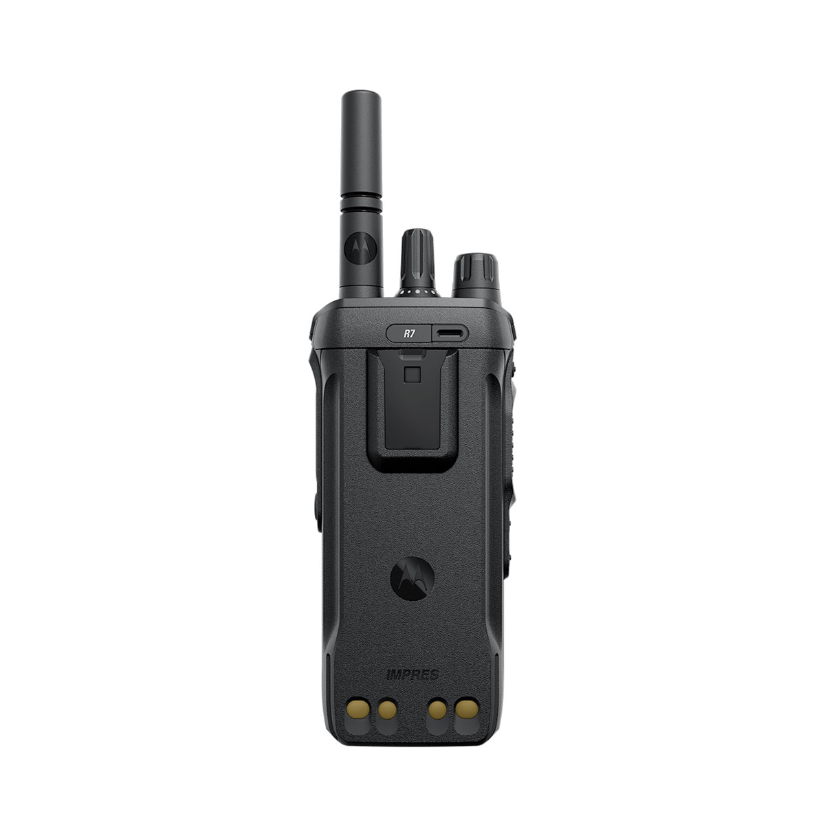 Portofoon Motorola R7 Full Keypad UHF Ohne Ladegerät Hinten