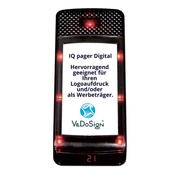 IQ Pager Digital Hervorragend Geeignet Für Ihren Logoaufdruck Werbeträger