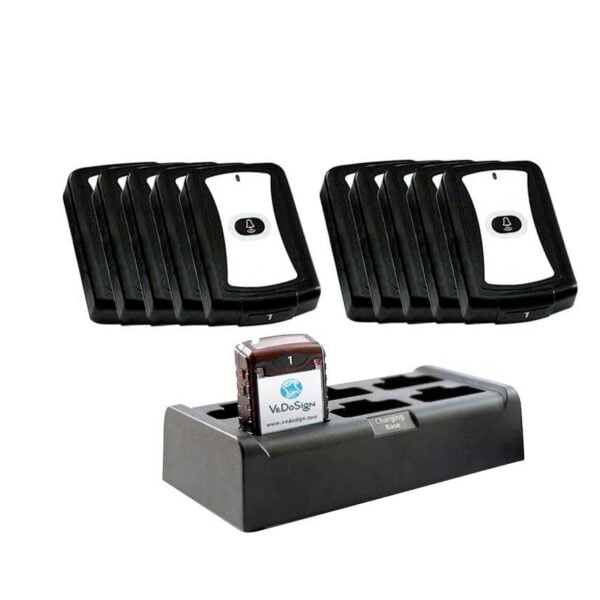 Service 1 Knopf Rufanlage Basic Mit 10 Tasten + 1 Page