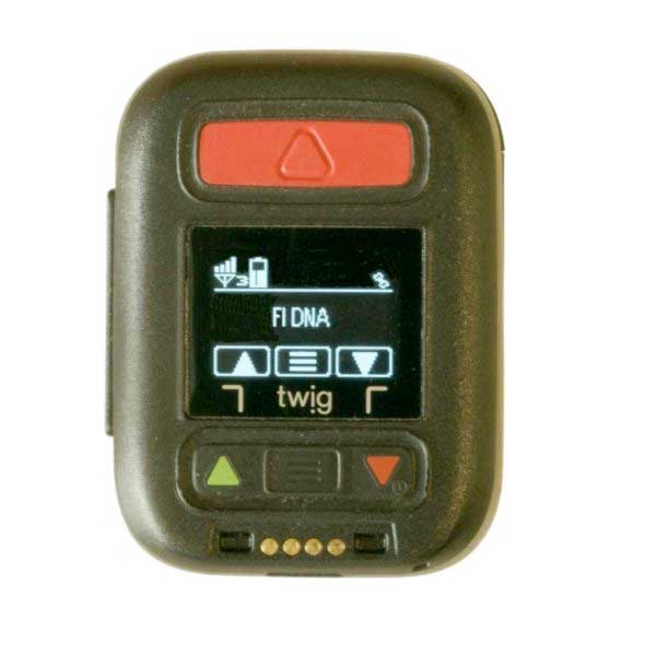 TWIG NEO Kleine Funk Notruftaste GSM Armband Vorne 600x600