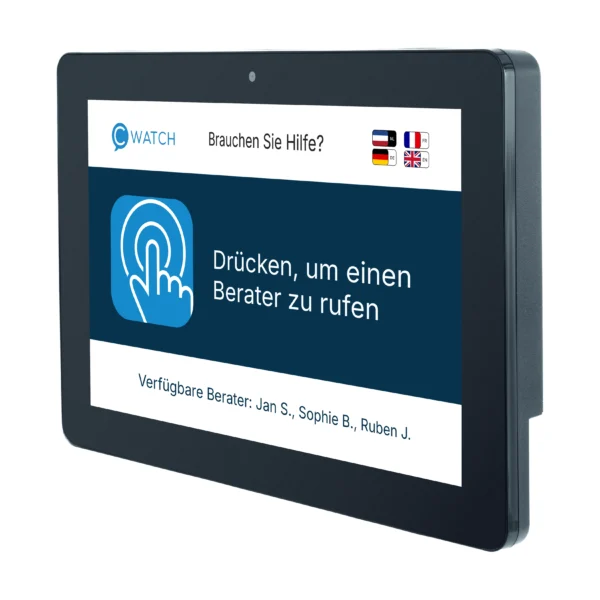 CPanel Oprufknopf Tablet Kundendienst