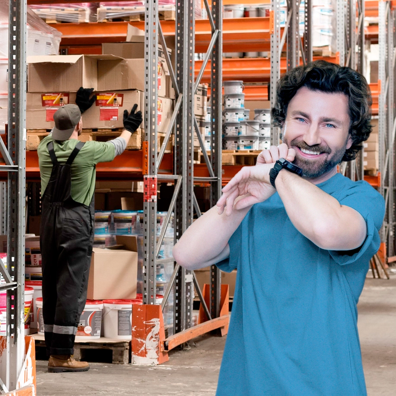 Cwatch Logistik Teamkommunikation Lager